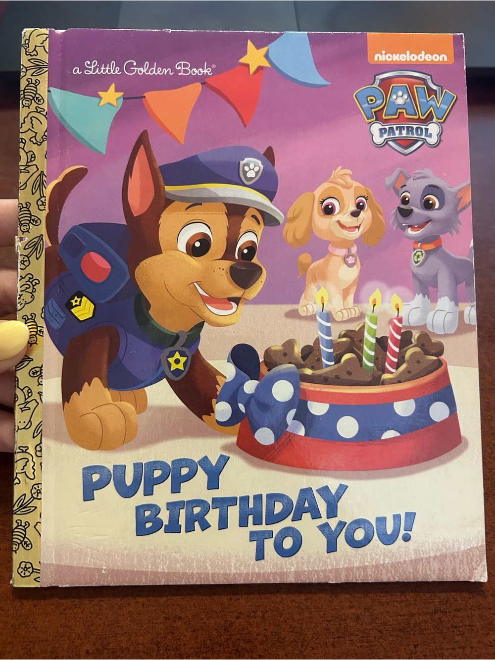 Paw Patrol Puppy Birthday to You! Little Golden Book Nickelodeon